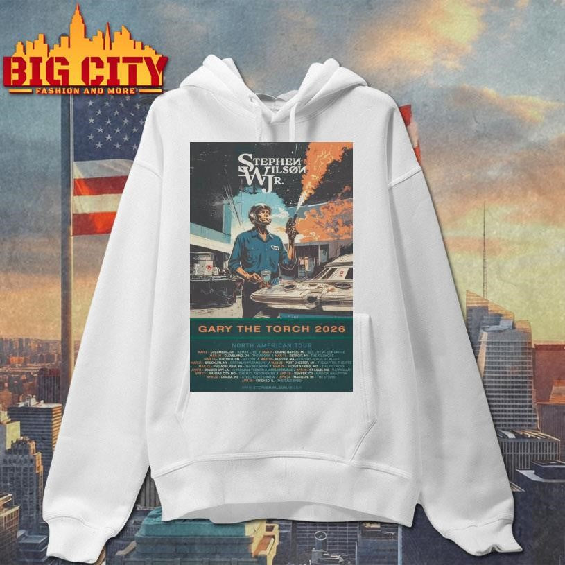 Stephen Wilson JR. Gary The Torch 2026 North American Tour Poster Shirt