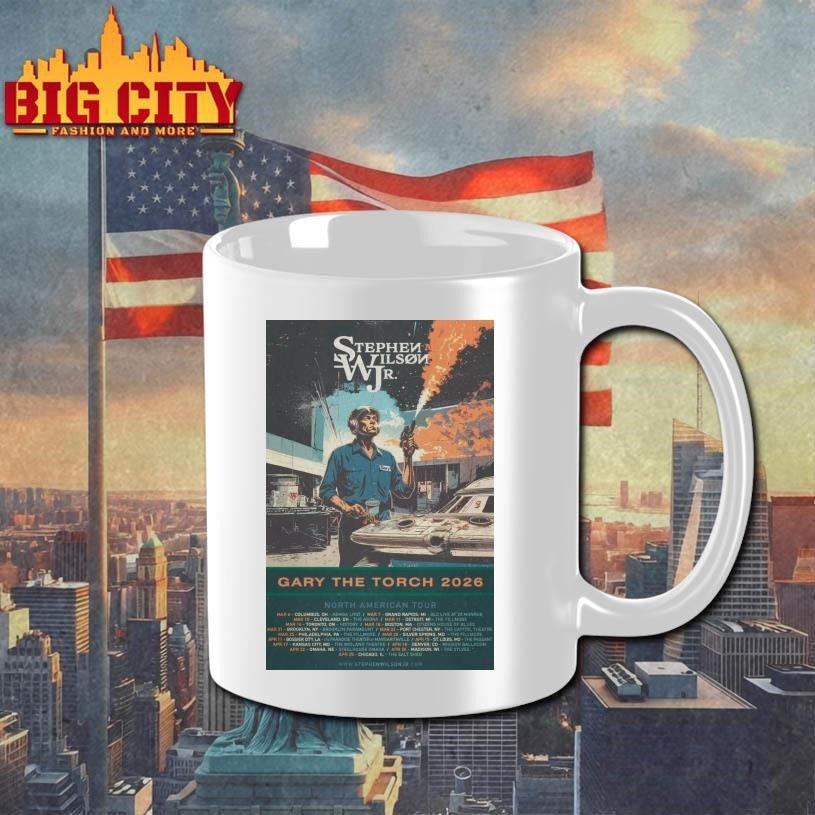 Stephen Wilson JR. Gary The Torch 2026 North American Tour Poster Shirt