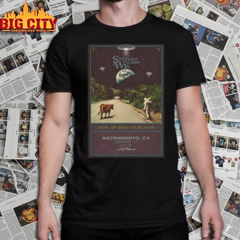Stephen Wilson JR. Oct 29 2025 Sacramento Tour Poster shirt