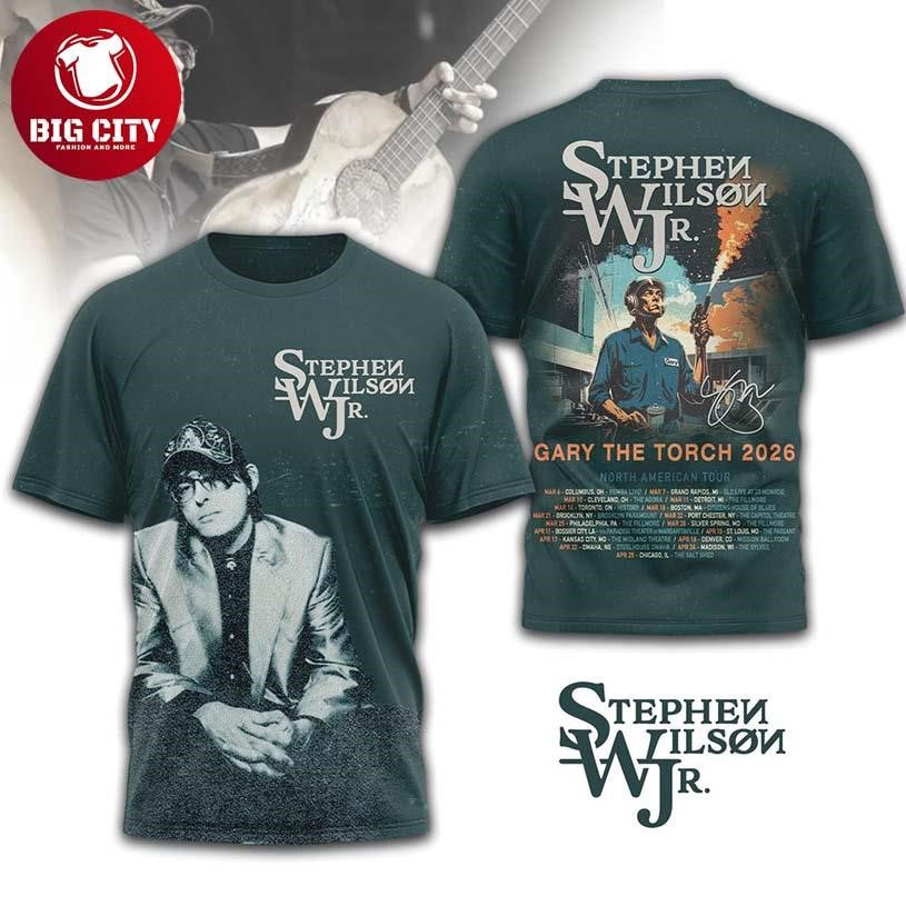 Stephen Wilson Jr. Gary The Torch 2026 Tour Schedule Two Sided Shirt