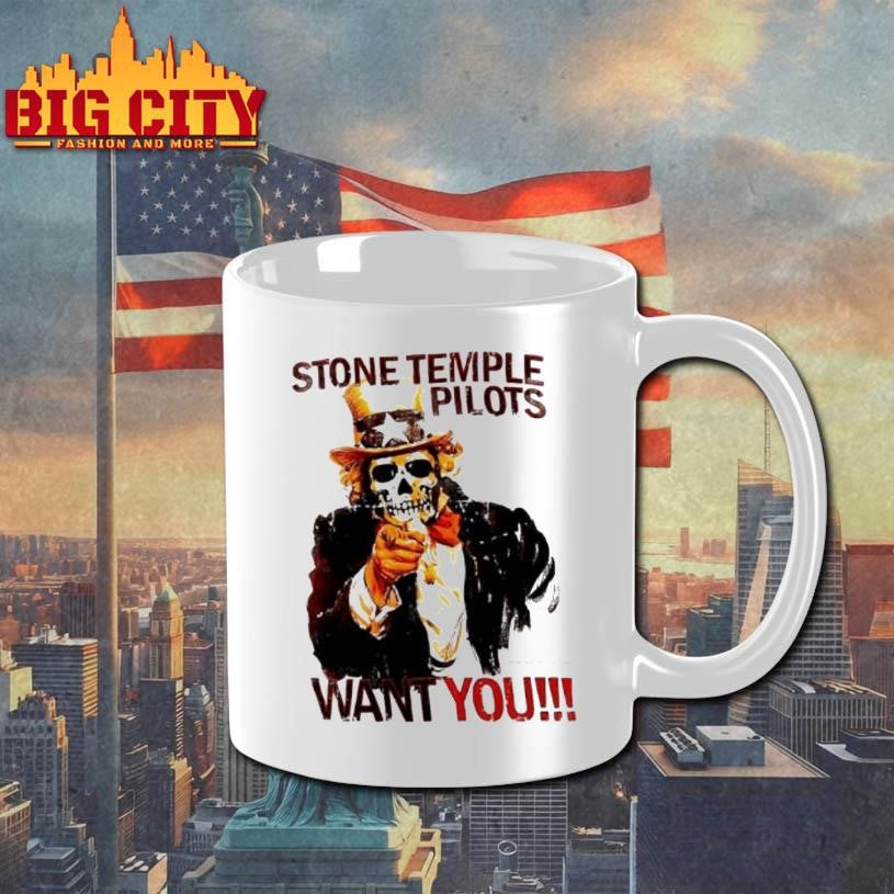 Stone Temple Pilots Wants You Usa Skeleton Shirt