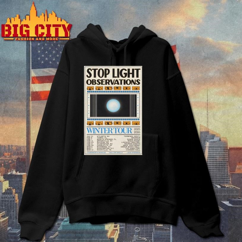 Stop Light Observations Winter Tour 2026 Poster shirt