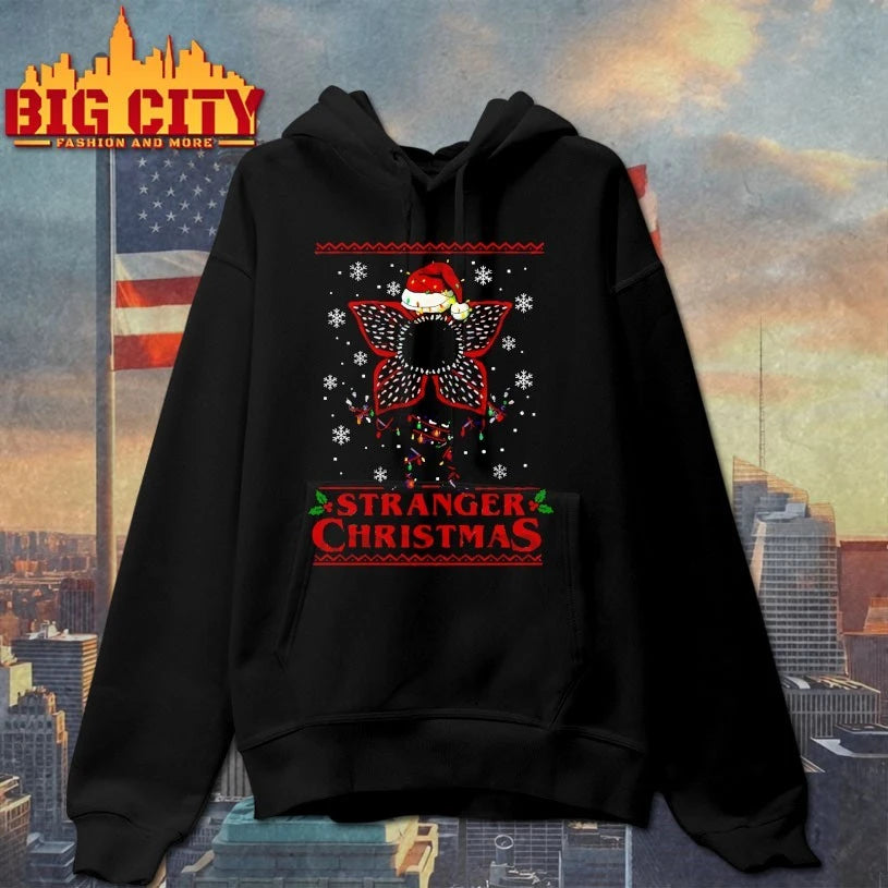 Stranger Christmas Creepy Demogorgon ugly christmas shirt