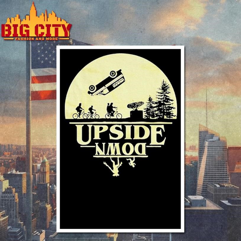 Stranger Upside Down Things Mens Nerd shirt
