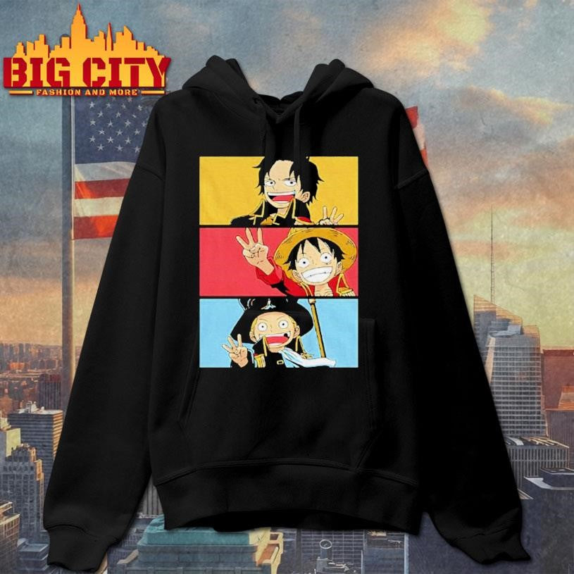 Straw Hat Pirates Manga Brothers Mugiwara Japanese Shirt