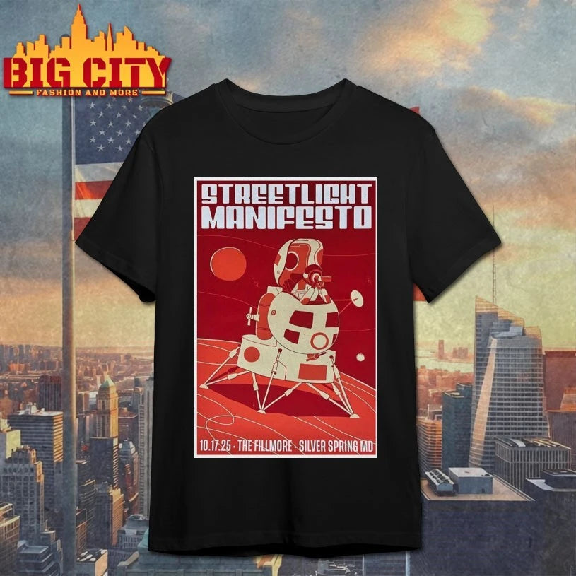 Streetlight Manifesto Tour Silver Spring, Maryland 10.17.2025 Poster shirt