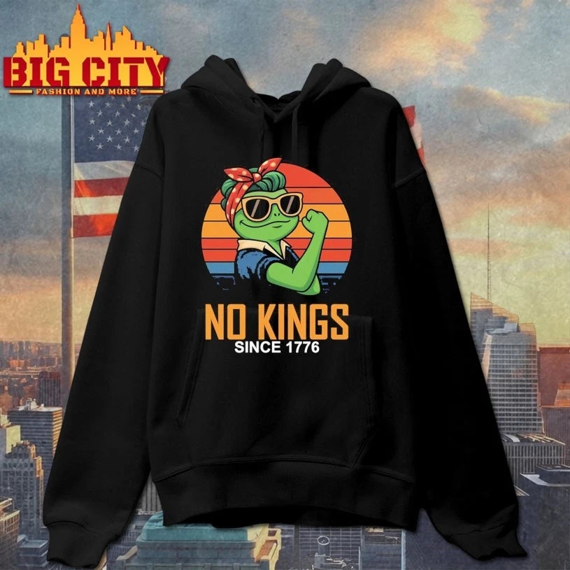 Strong Frog No Kings Since 1776 Shirt