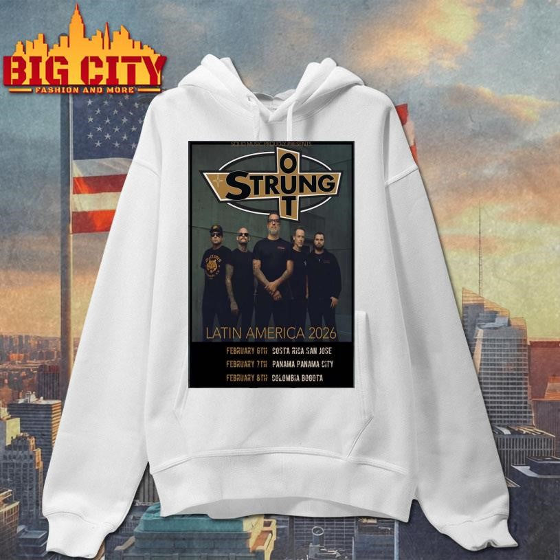 Strung Out Latin America 2026 Tour Poster Shirt