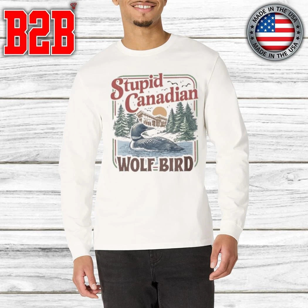 Stupid Canadian Wolf Bird Heated Rivalry Inspired Shirt