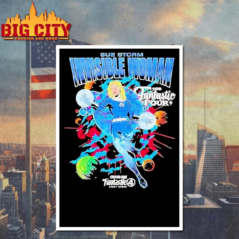 Sue Storm Invisible Woman The Fantastic Four First Steps Shirt