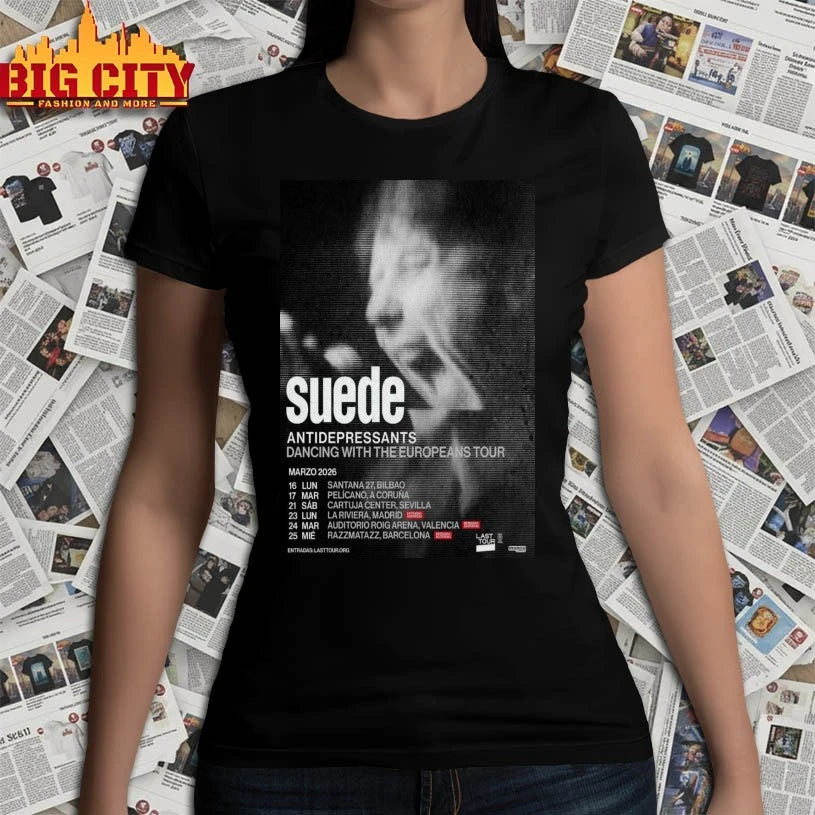 Suede Europeans New Tour 2026 Poster shirt