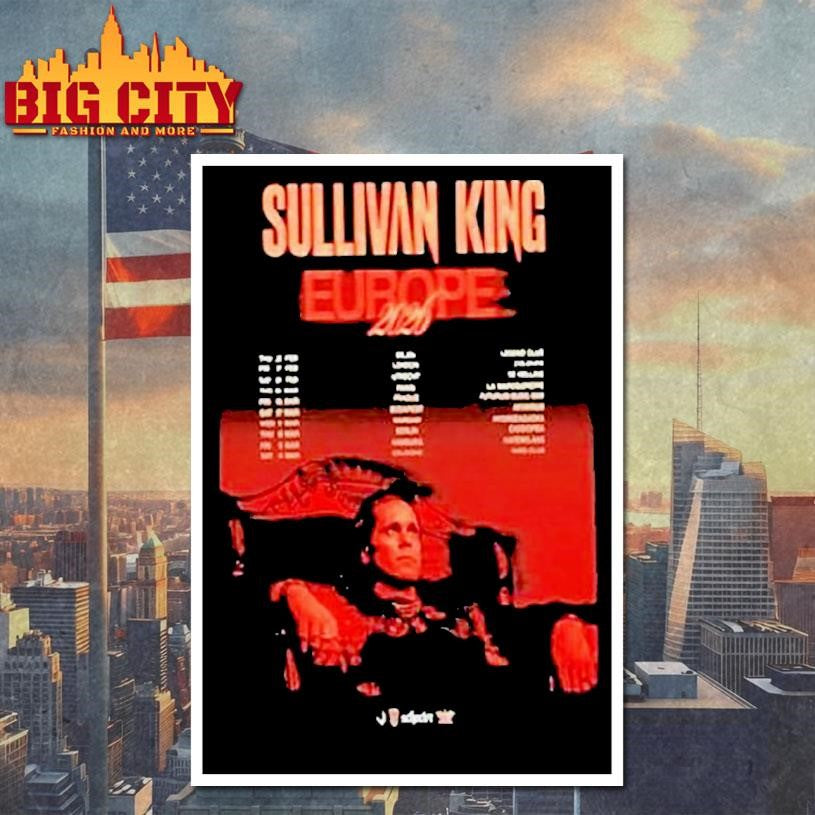 Sullivan King Europe 2026 Tour Shirt