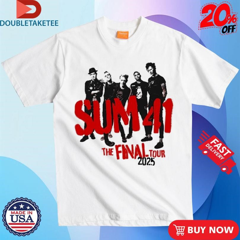 Sum 41 The Final Tour Of The Setting Sum 2025 Shirts