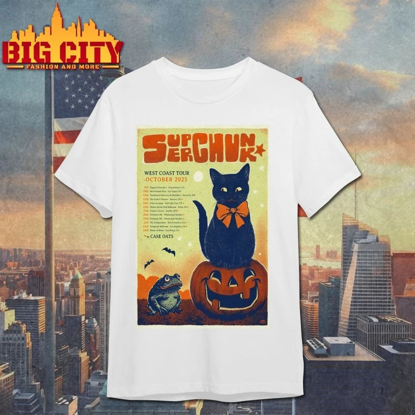SuperChunk West Coast Tour 2025 Poster Shirt