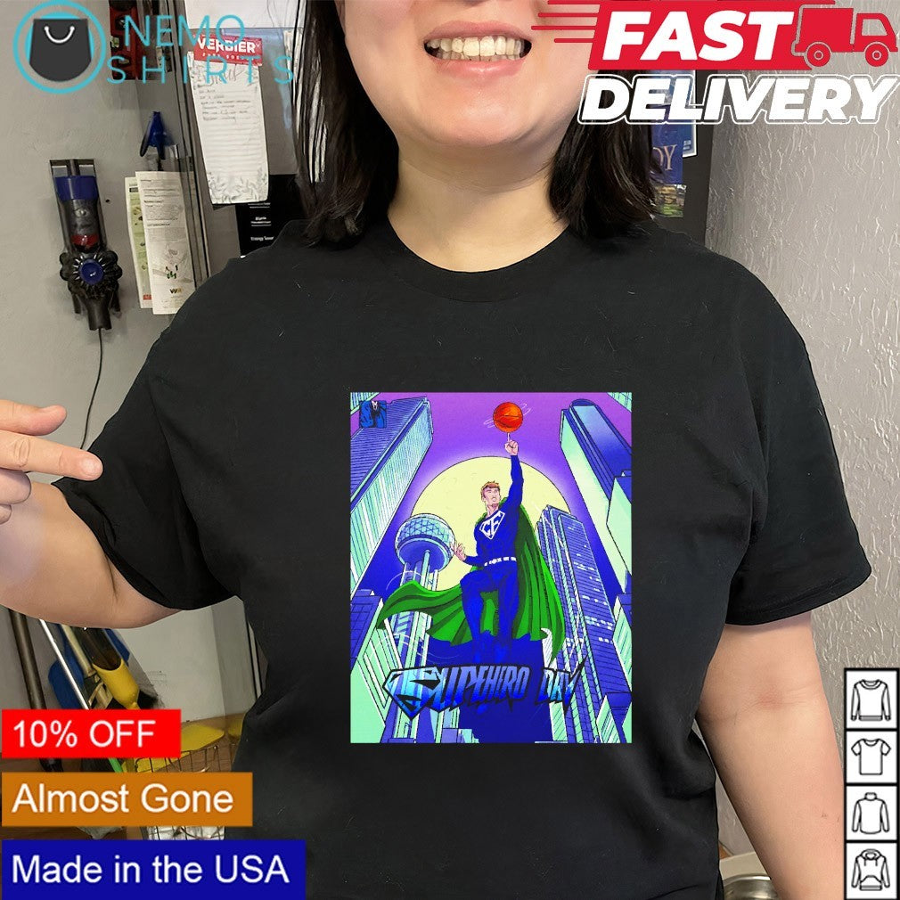 Superhero day Cooper Flagg Dallas Mavericks player shirt