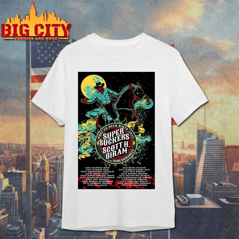 Supersuckers And Scott H. Biram Tour Poster Shirt