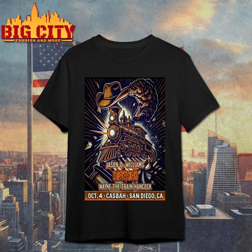 Supersuckers Oct 4 2025 Casbah In San Diego CA Poster shirt