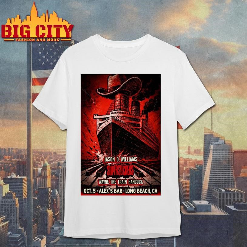 Supersuckers Oct 5 2025 Alex’s Bar Long Beach, CA Poster shirt