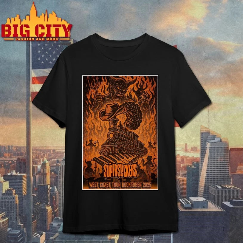 Supersuckers West Coast Show Rocktober Poster Shirt