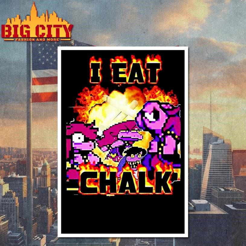 Susie Deltarune Video Game Character I Eat Chalk Shirt