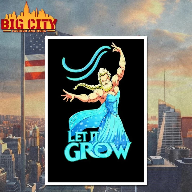 Swollen Let It Grow Elsa Frozen Parody shirt