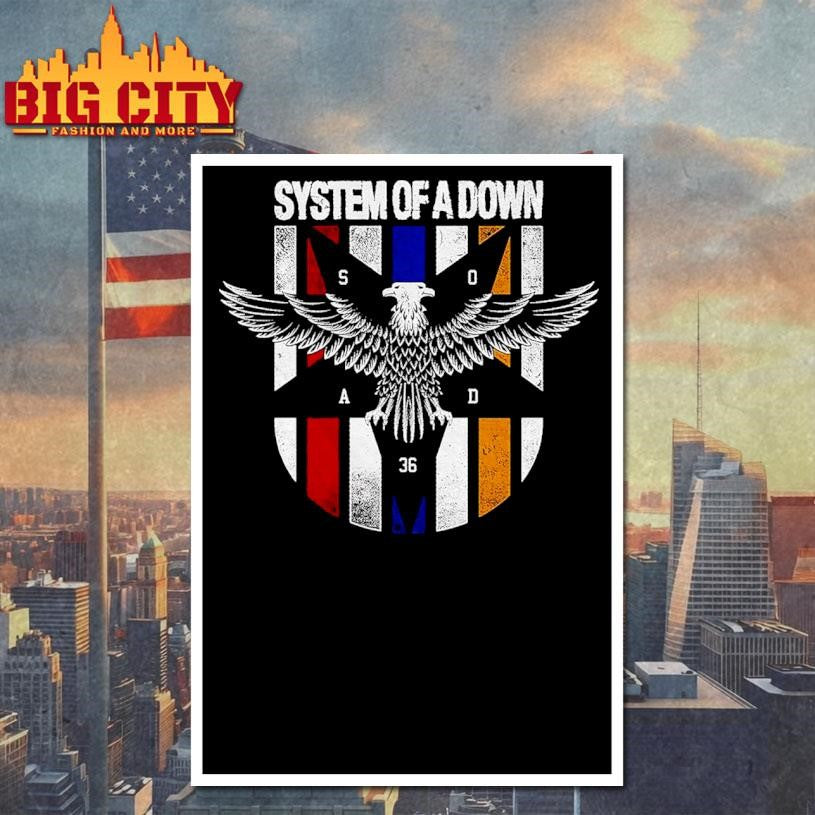 System Of A Down Eagle Colours Shirt