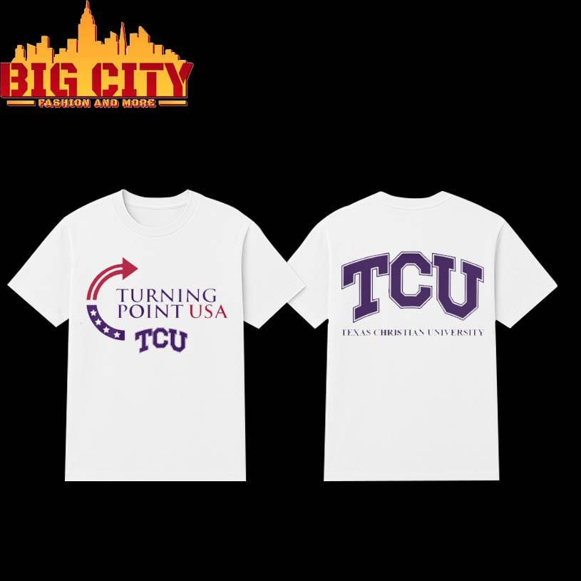 TCU x Turning Point USA 2025 Two Sided Shirt