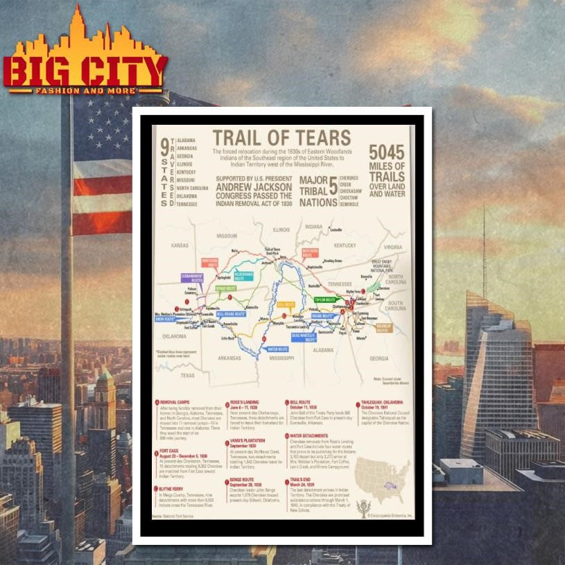 TRAIL OF TEARS 2025 Poster Shirt