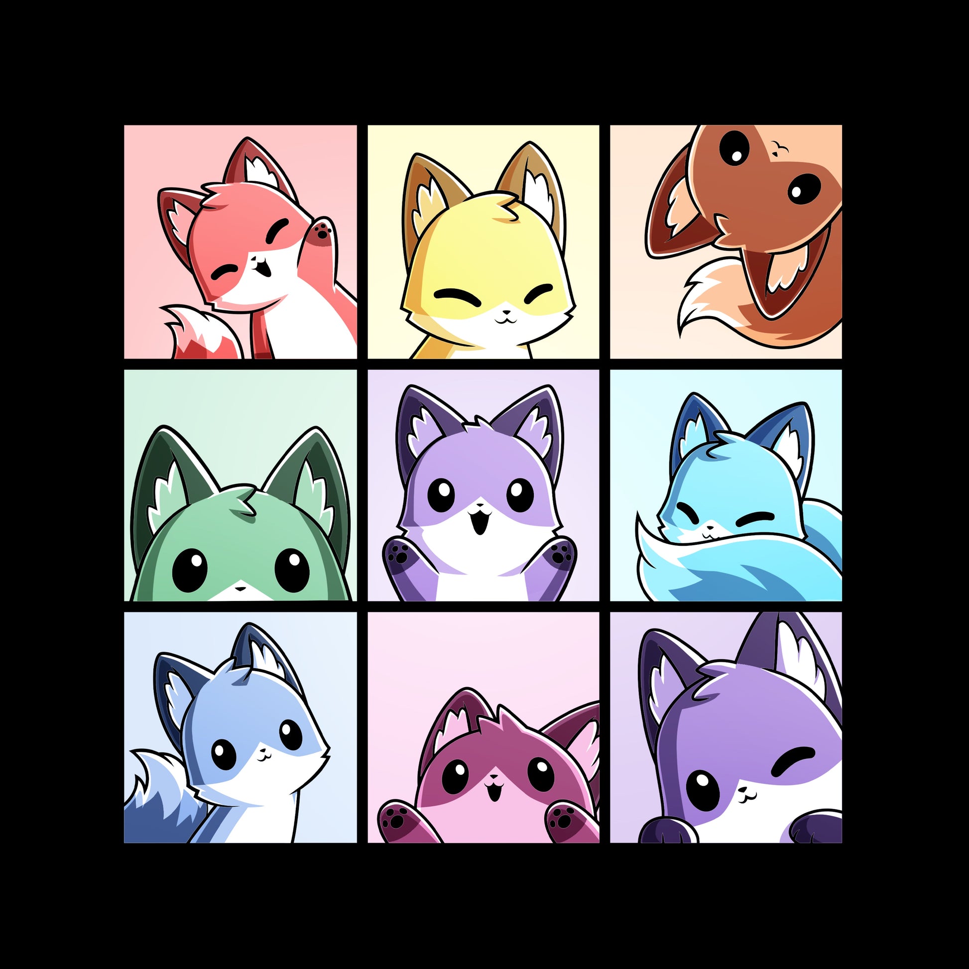 Foxy Rainbow Grid