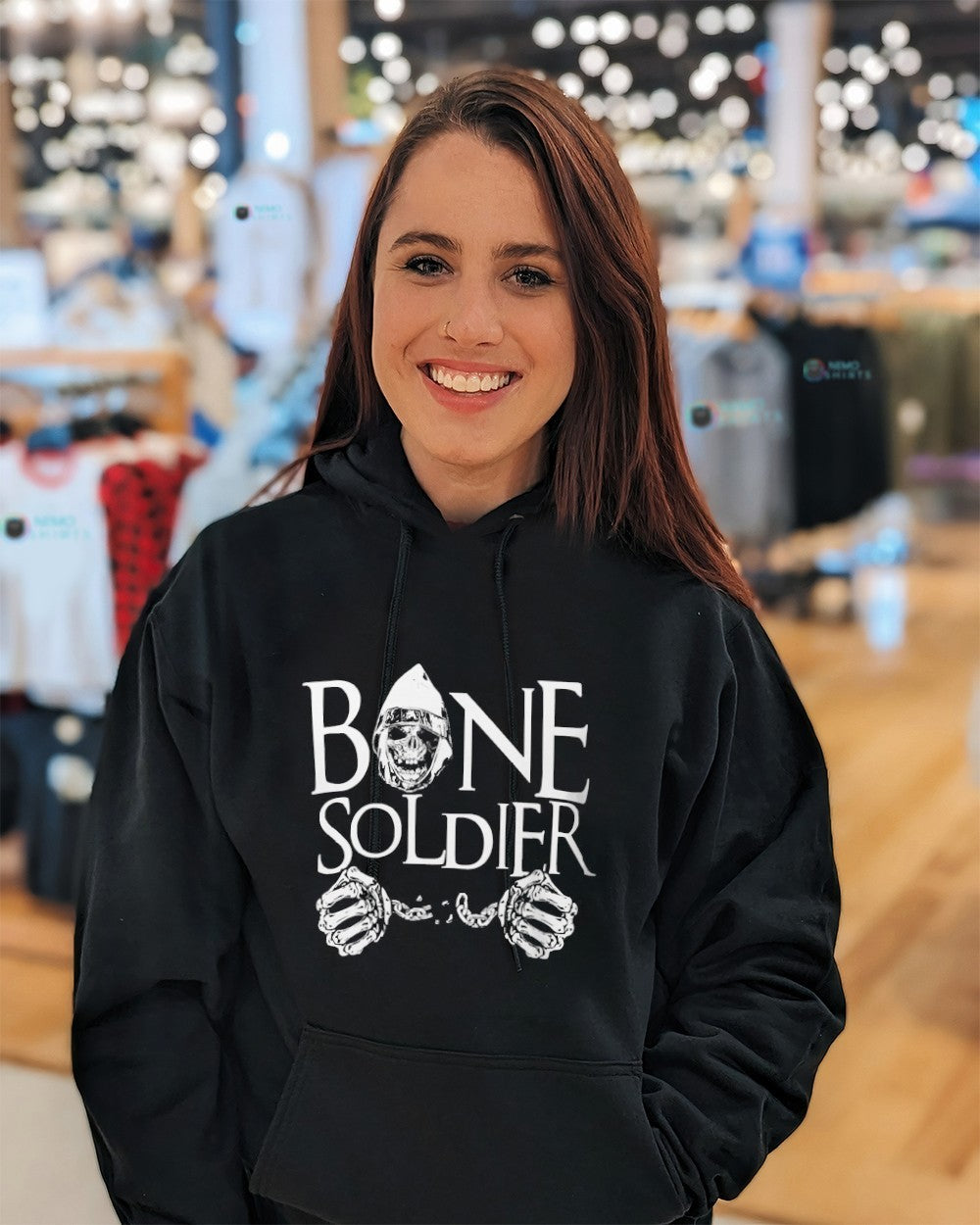 Taiji Ishimori bone soldier skull shirt