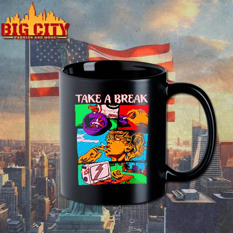 Take a break comic style shirt