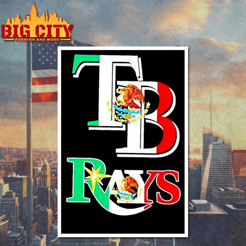 Tampa Bay Rays Baseball X Mexican Flag Shirt