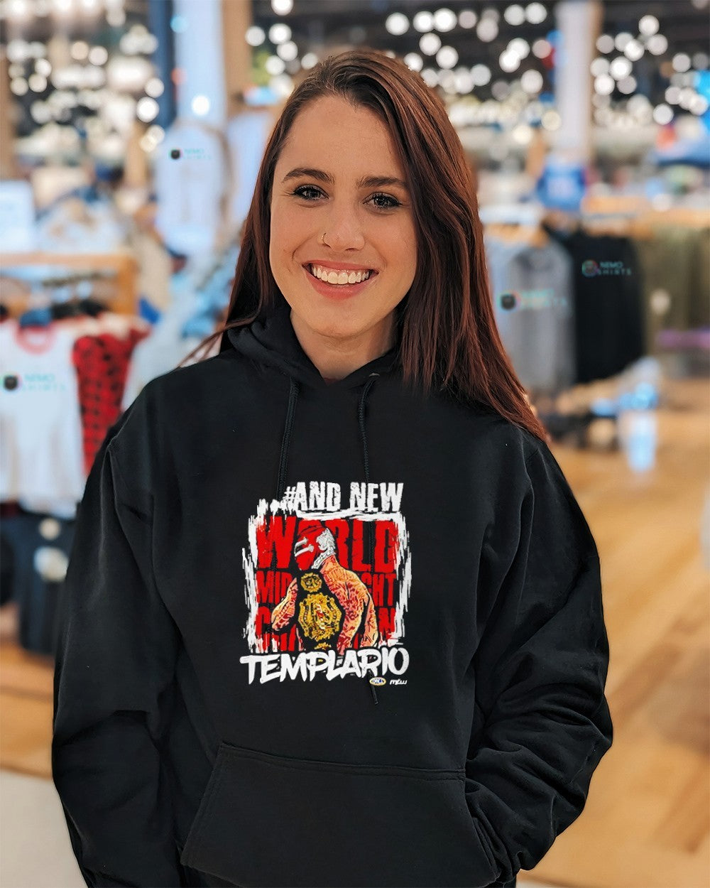Tamplario and new World Middleweight champion shirt