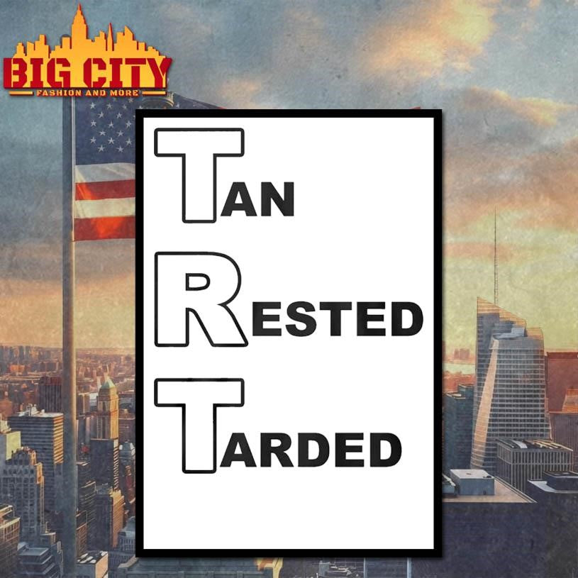 Tan Rested Tarded Shirt