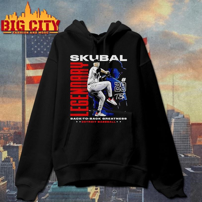 Tarik Skubal Detroit Tigers Baseball Mlb Back To Back Greatness 29 Signature Shirt