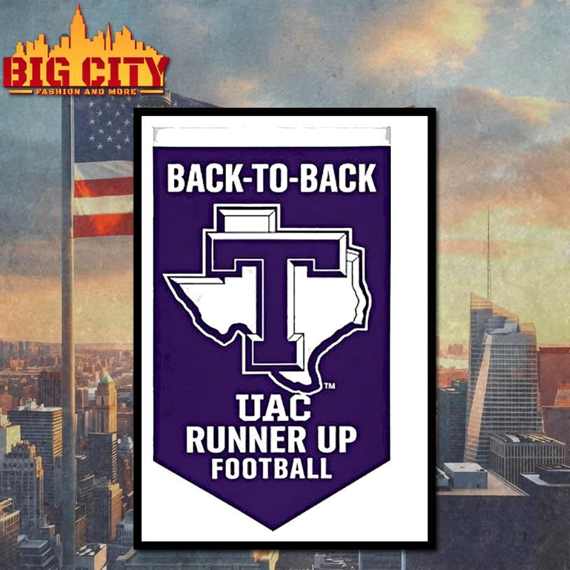 Tarleton State Texans Back To Back Uac Runner Up Football Shirt