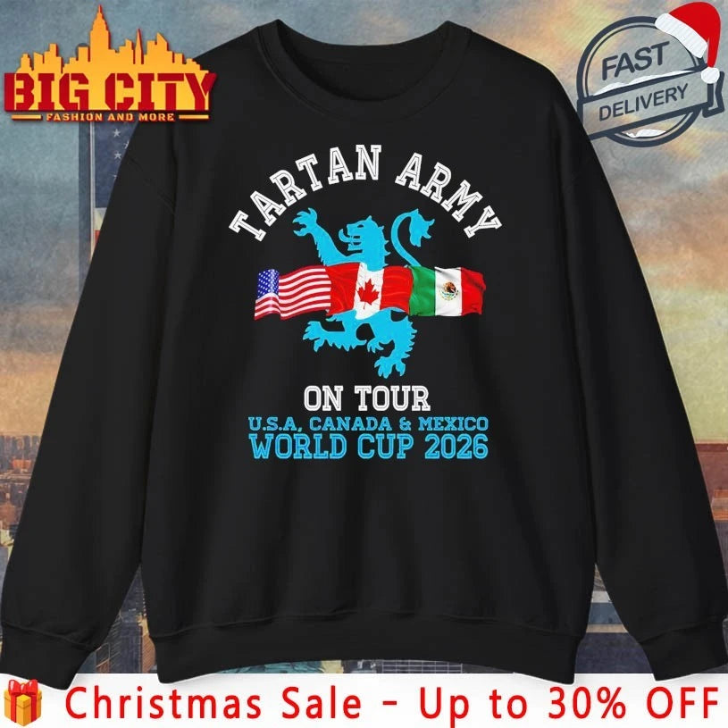 Tartan Army on Tour Scotland World Cup 2026 shirt