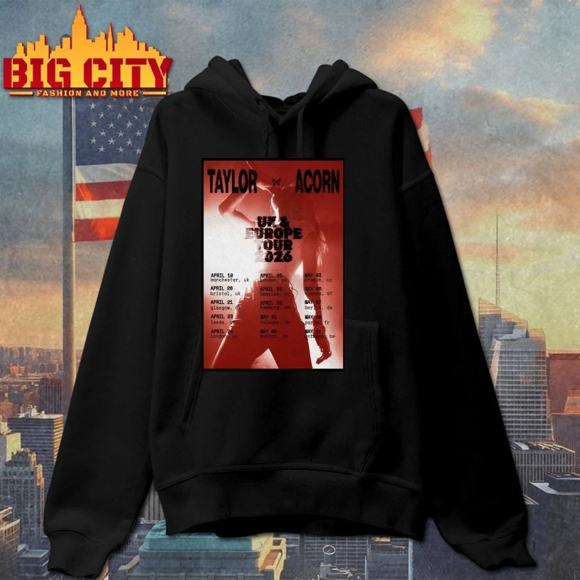 Taylor Acorn UK And Europe 2026 Shows Poster shirt