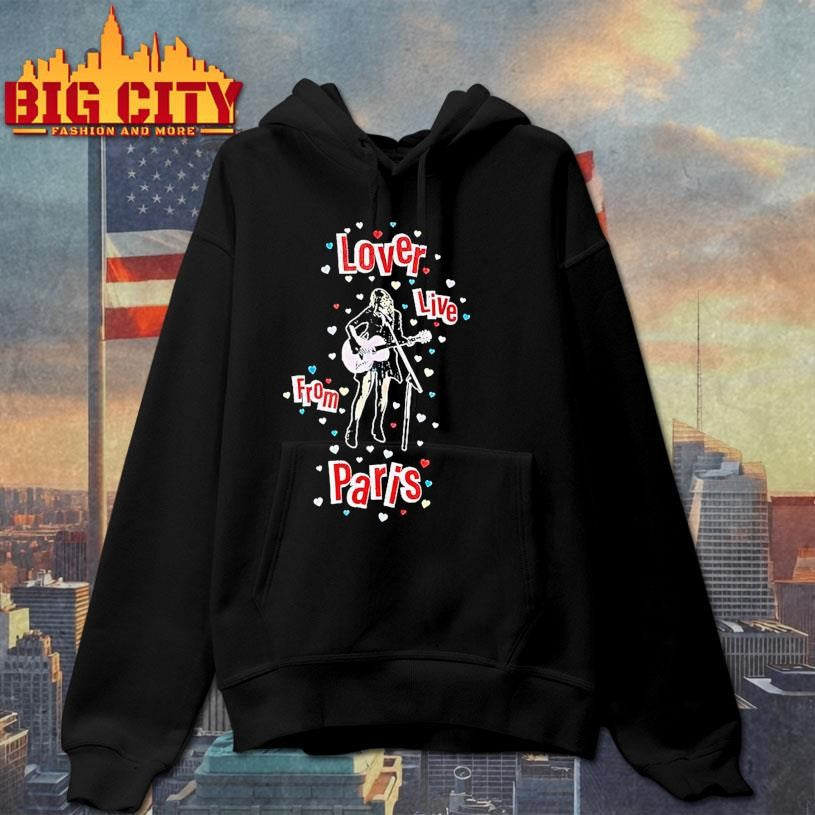 Taylor Lover Live From Paris 2025 Heart Shirt