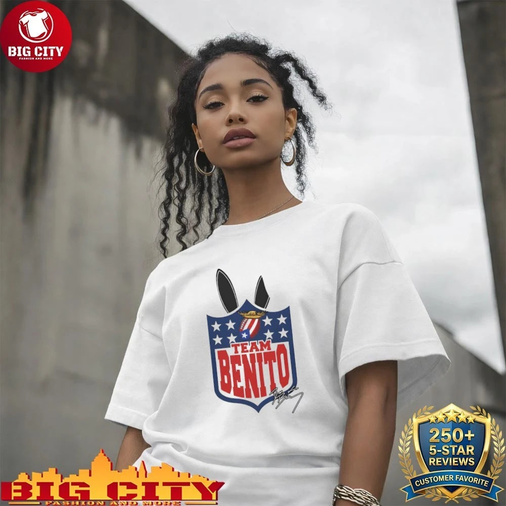 Team Benito Bunny logo signature Shirt