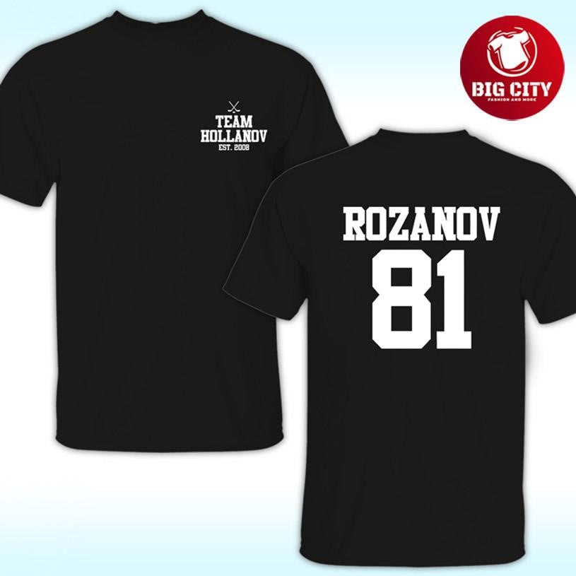 Team Hollanov Rozanov LGBT Hockey Romance Two Sided Shirt