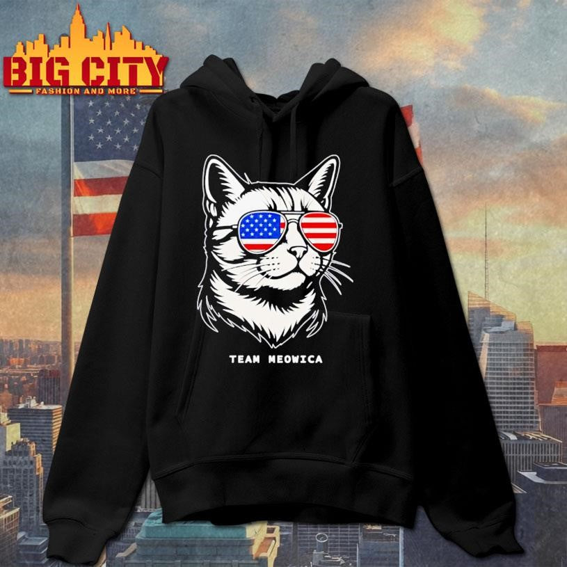 Team Meowica All American Cat shirt