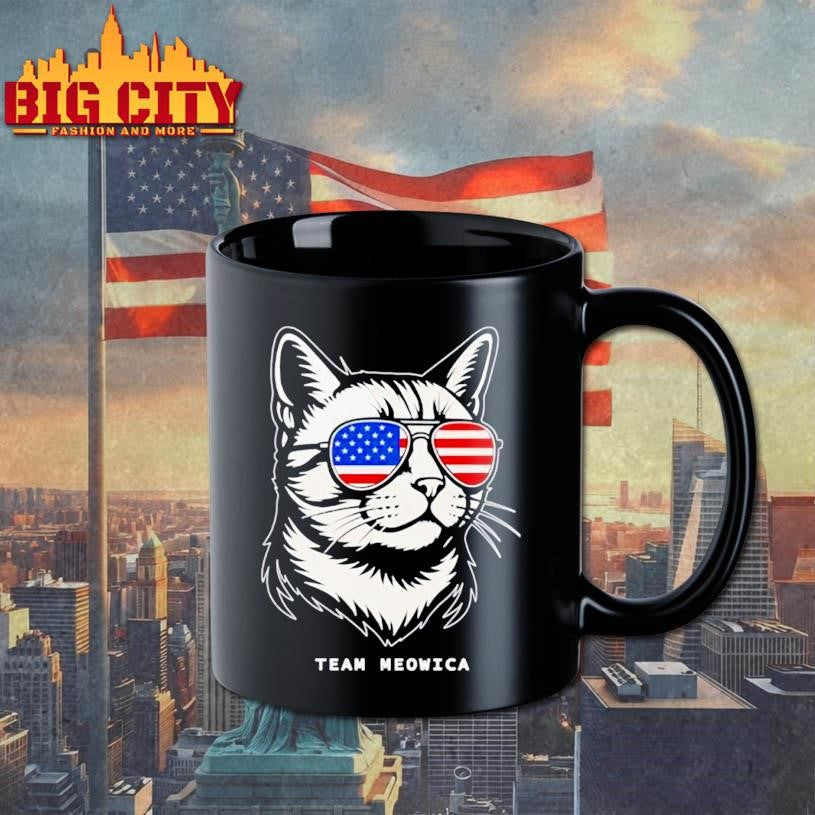 Team Meowica All American Cat shirt