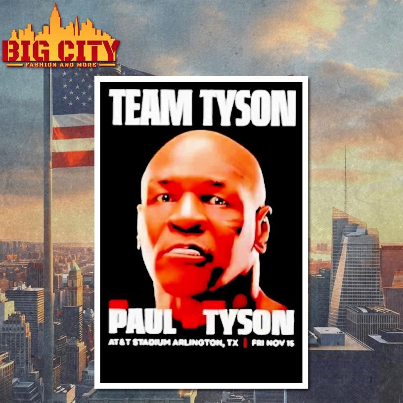 Team Tyson Jake Paul Vs Mike Tyson Fight Shirt
