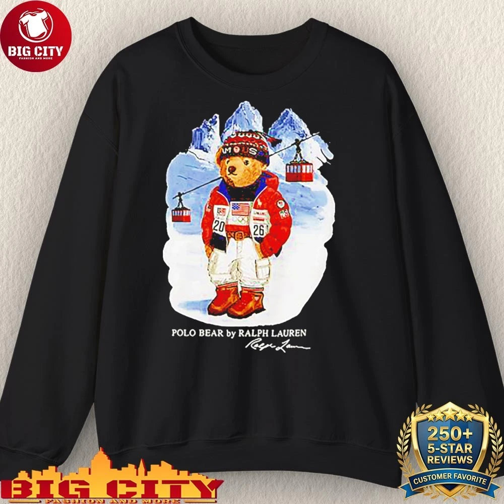 Team USA Polo Bear Shirt