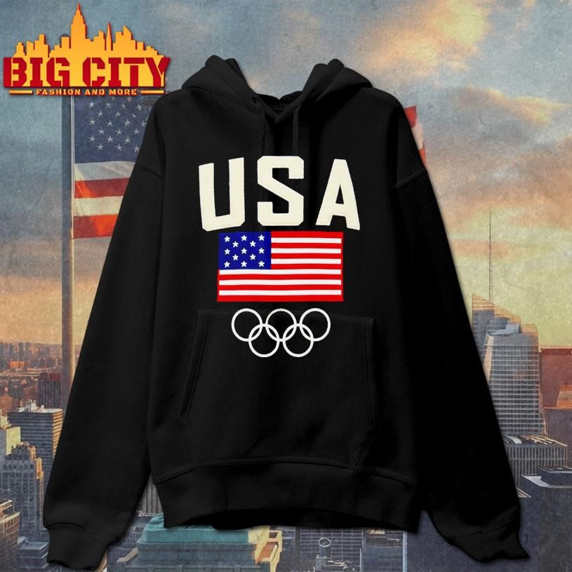 Team Usa Olympic Gold 2026 Usa Flag Shirt