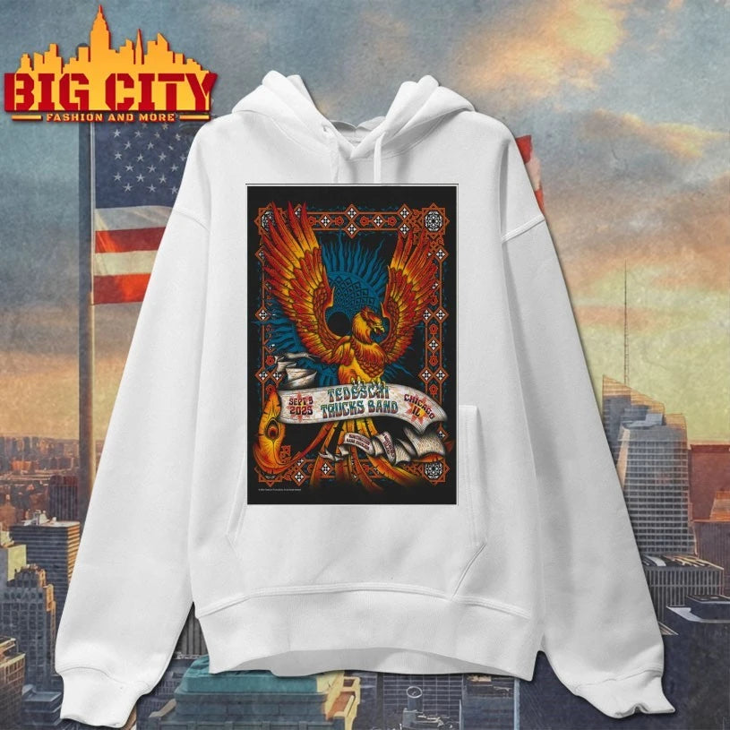 Tedeschi Trucks Band Chicago, IL Sept 9 2025 Tour Poster shirt