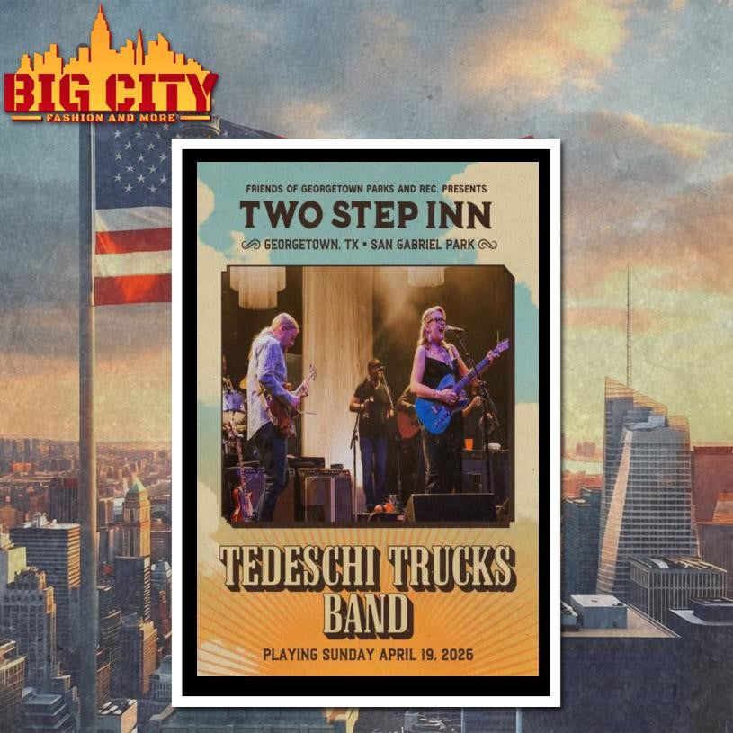 Tedeschi Trucks Band Georgetown TX 2026 Poster Shirt