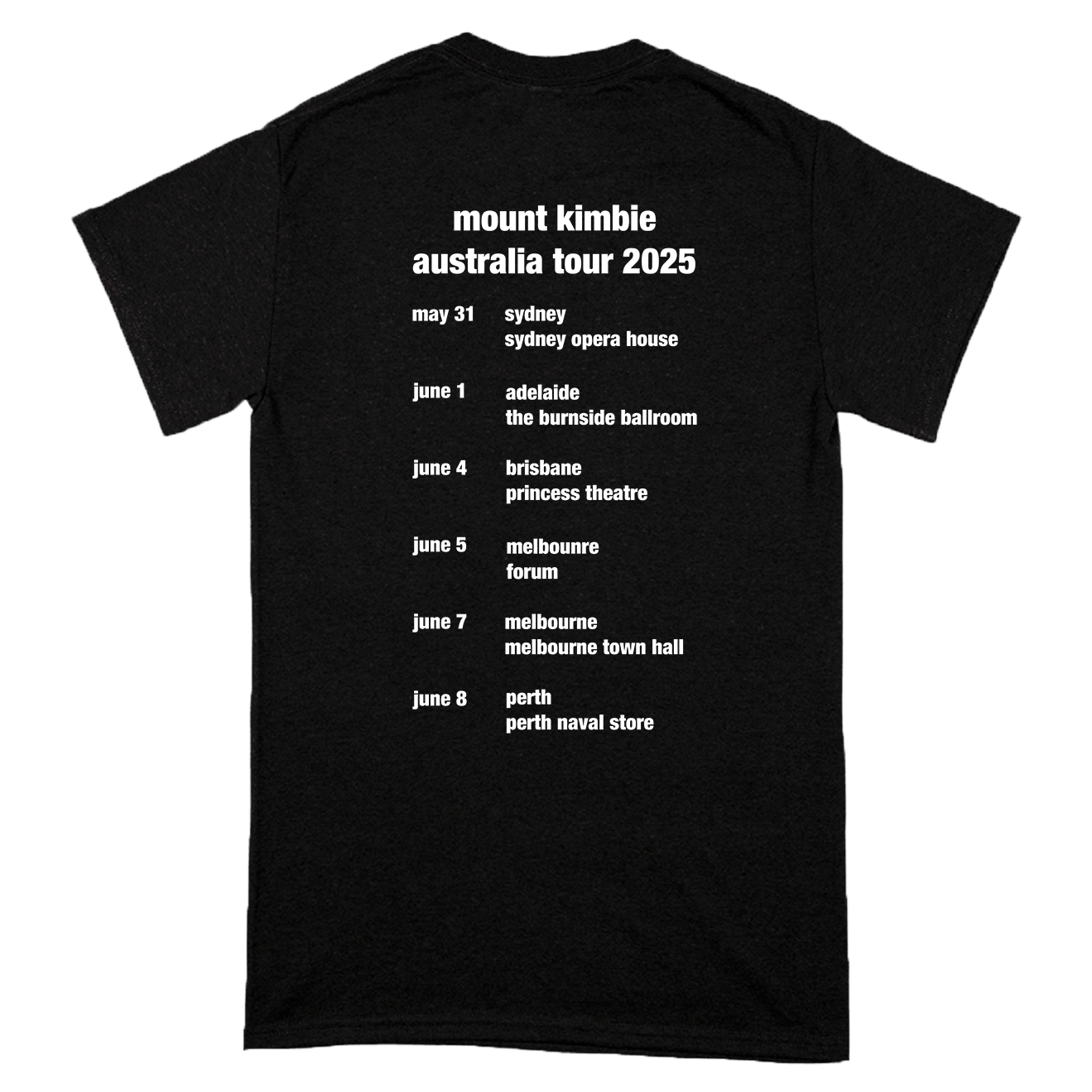 "Aus Tour" T-Shirt Style001