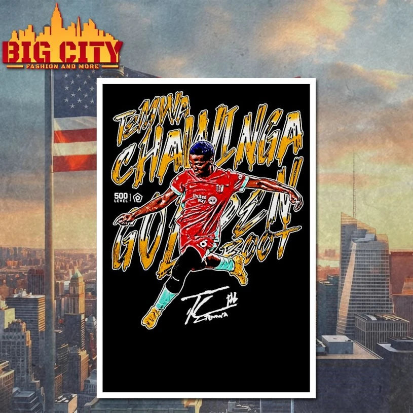 Temwa Chawinga Kansas City Current 2025 Golden Boot signature shirt